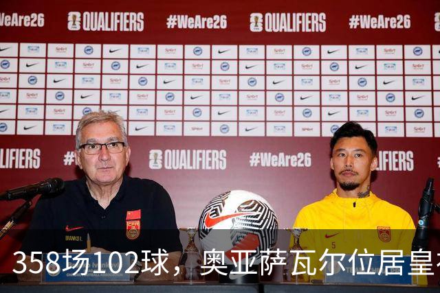 358场102球，奥亚萨瓦尔位居皇社队史西甲射手榜第二